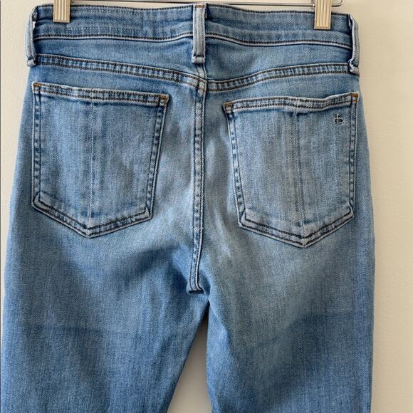 Rag & Bone Cate Mid-Rise Ankle Skinny Jeans Palmer Size 25 Blue - Picture 4 of 7